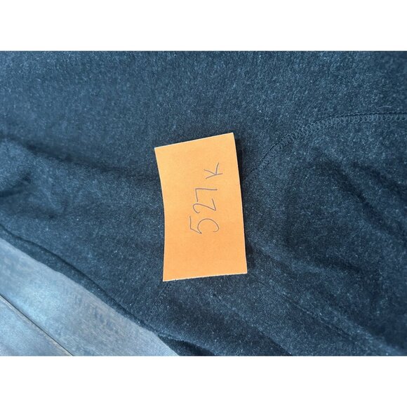 Zenergy by Chico's Cowl Neck Long Sleeve Pullover Top Charcoal Sz 1 Cozy Knit - Picture 9 of 11